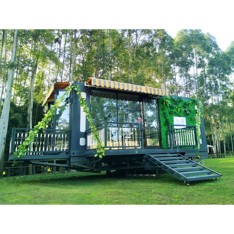 Container revolving house