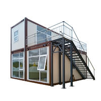 Flat Modern Container House-iC